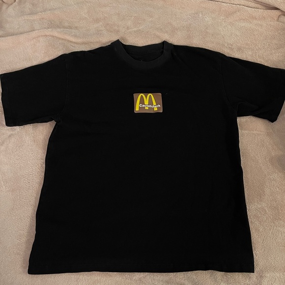 Travis Scott Other - Travis Scott Cactus Jack McDonald's Sesame T-Shirt Black Mens Size large